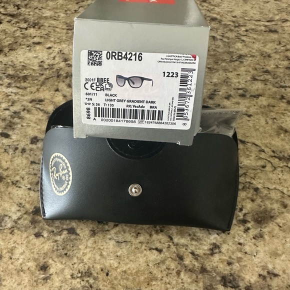 Ray-Ban Black and Light Grey Gradient Sunglasses - Picture 5 of 5